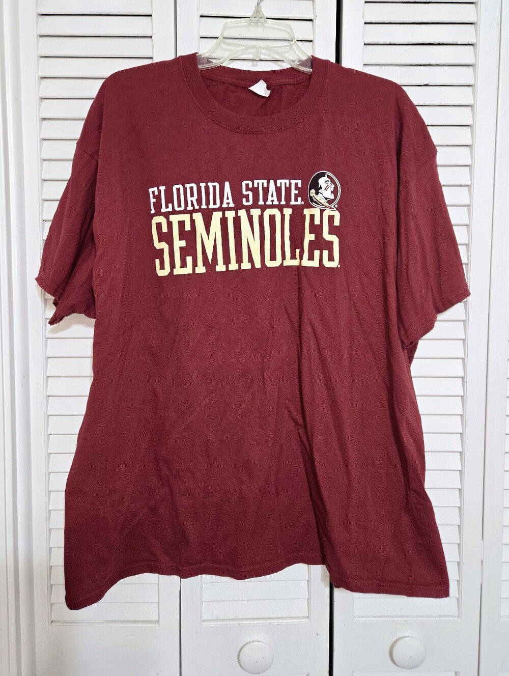 Hanes Florida State Seminoles Women's 2X Maroon Short Sleeve Tee